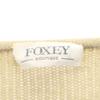 FOXEY Made In Japan Long Sleeve Knit Cardigan Beige Women Used