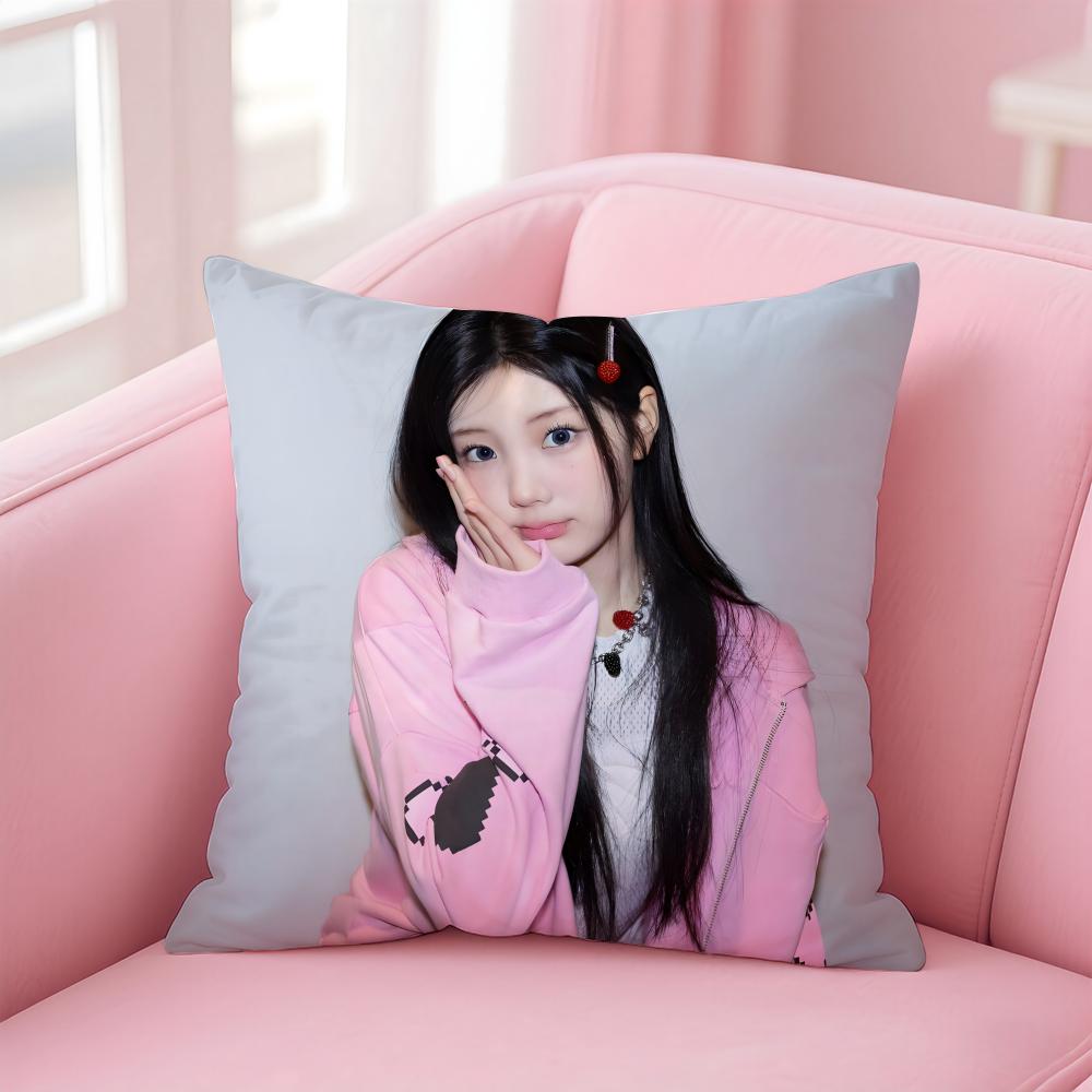 Fashion Star Fans Gift LLee Wonhee Cushion Cover Linen Pillowcase Cover Soft Decor for Sofa Home Room