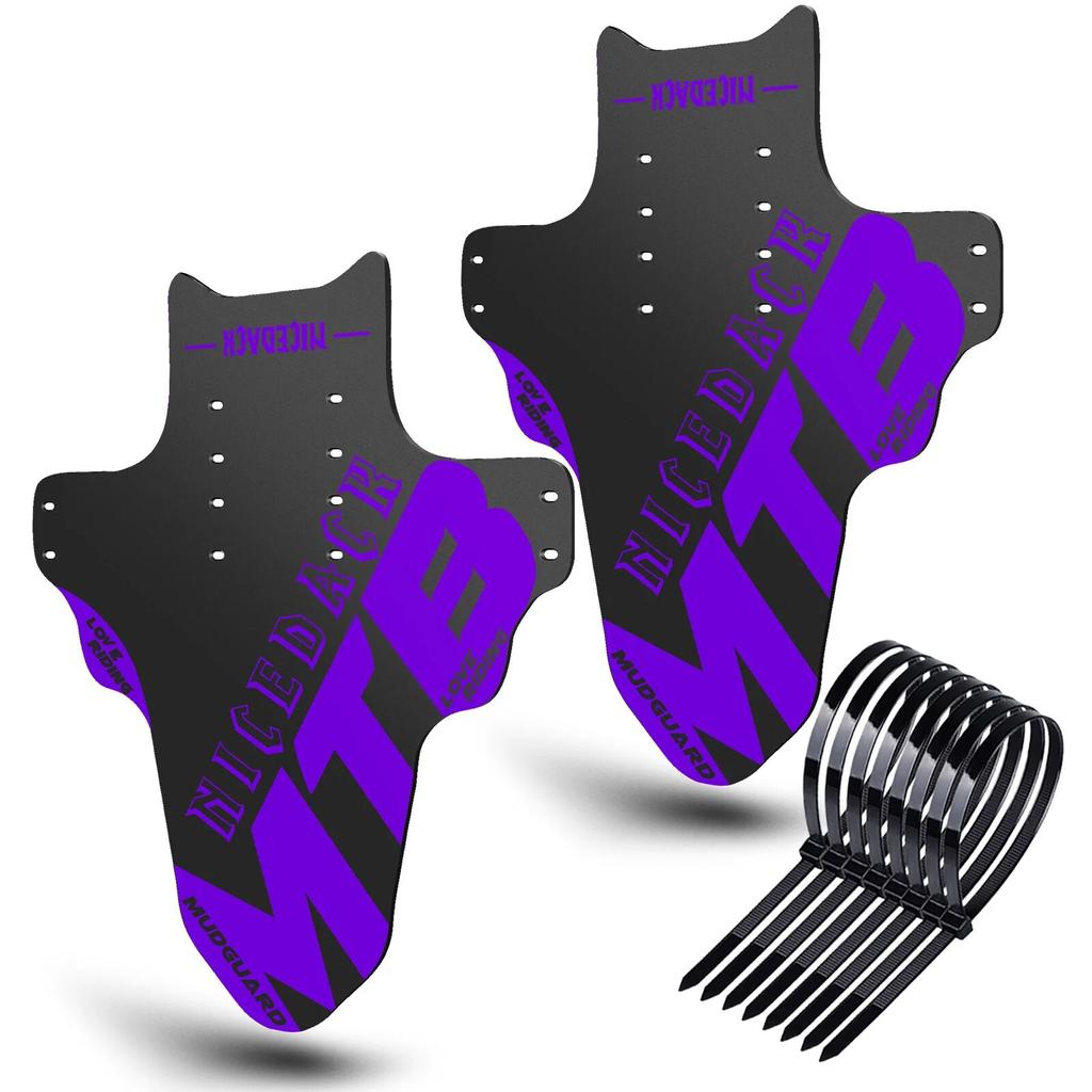 2PCS New 2022 Mud MTB guard Bicycle Mountain Road Bike Fenders Wings Cycling bike front fender cool Bicycle Accessories