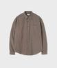 LEARVE Parc Pigment Dyed Shirt Brown