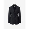 Cc Collect Stripe Belted Tailored Jacket  C261msf004 