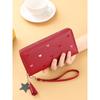 Women Wallets Tassel Zipper Long Wallet Clutch Purse Coin Card Holder