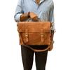 Leather Messenger Bag Laptop Bag Mens Leather Briefcase Crossbody Bag Satchel Bag Computer Bag Christmas Gifts Leather Bags Shoulder for Him