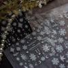 Exquisite Christmas Snowflakes Crystal Ball Nail Art Stickers Diy Nail Art Decoration Nail Accessories New Year Manicure Decals