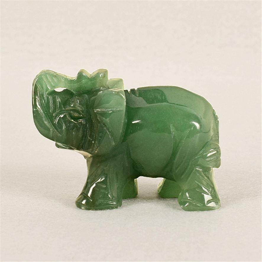 Domácí kancelář slon vyřezávání zvířat Lucky Crafts Desk Ornament