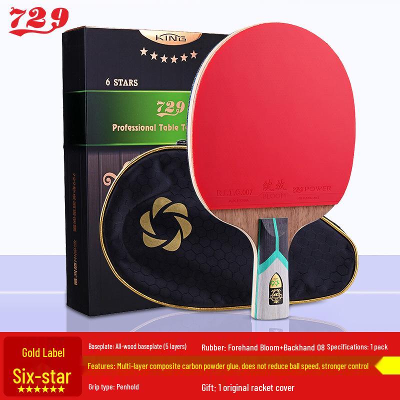 Genuine 729 Table Tennis Racket 123456789 - Beginner To Pro Level