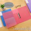 Clear A4 Ring Binder with Two-Hole Punch Fastener Set