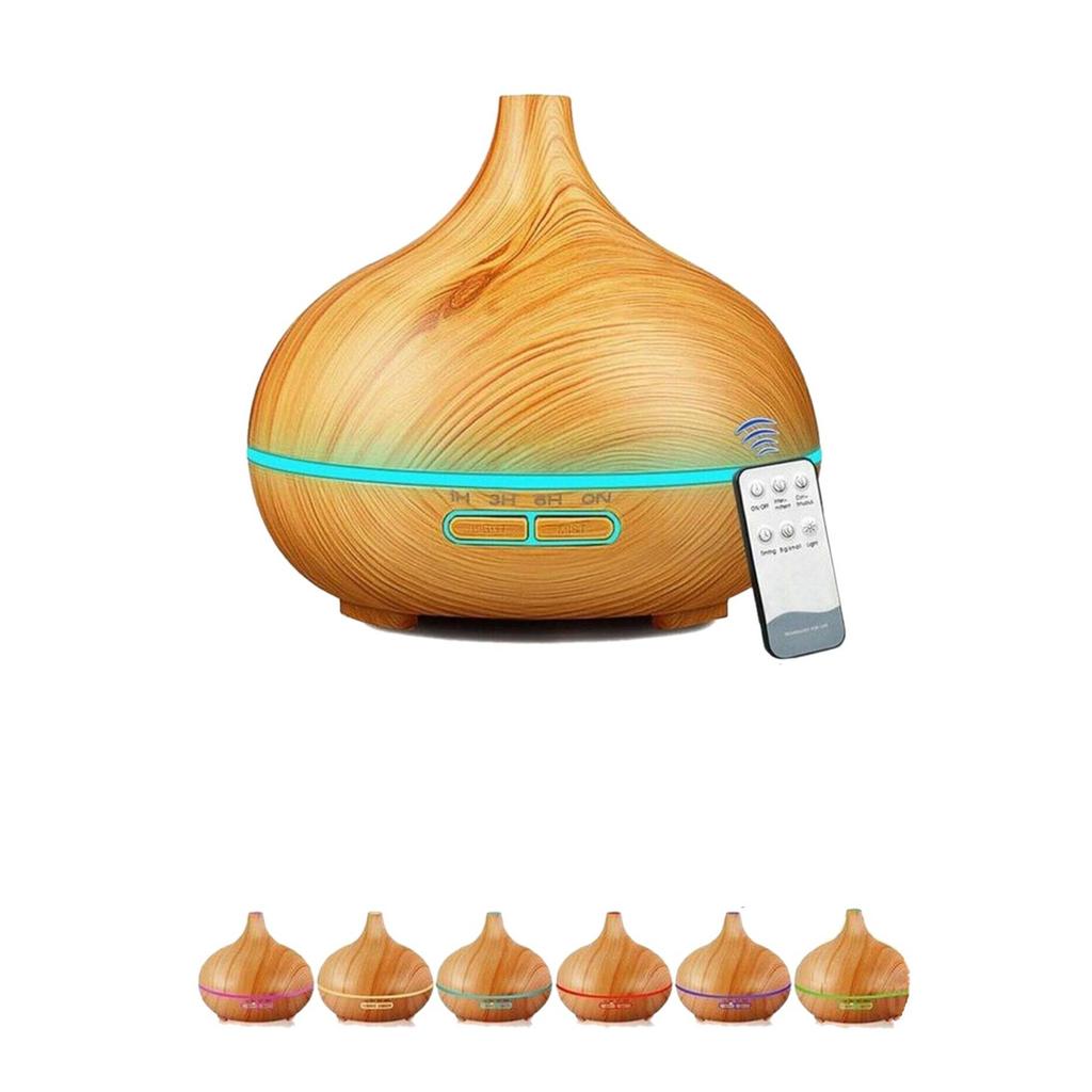 Buy Brown 7 Led Lighted Aromatic Air Freshener Air Humidifier 550 Ml