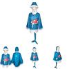 Gawr Gura Cosplay Costume Featuring Shark-themed Design For Halloween Parties