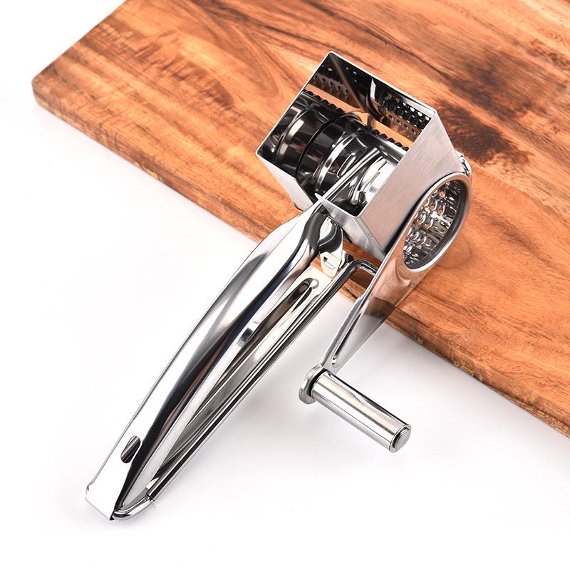 Stainless Steel Hand-Crank Rotary Cheese Grater