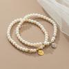 Guangzhu Fu Brand Pearl Bracelet Small Fresh Elastic Rope Beaded Bracelet Personalized Design Jewelry