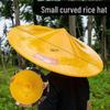 Conical Rain Hat: Waterproof Sanitation Worker Headwear and Fishing Umbrella