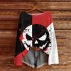 Women's Long Sleeve Halloween Print Crewneck Knit Pullover Sweater for Casual Daily Wear