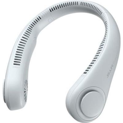 Geräuschloser wiederaufladbarer USB-Halsventilator ohne Flügel 4000mAh für Sport im Freien zu Hause - Grau