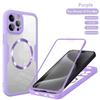 Magnetic For Magsafe 360 Full Body Front+Back Clear Case For iPhone 16 15 11 12 13 14 Pro Max Silicone Bumper Shockproof Cover