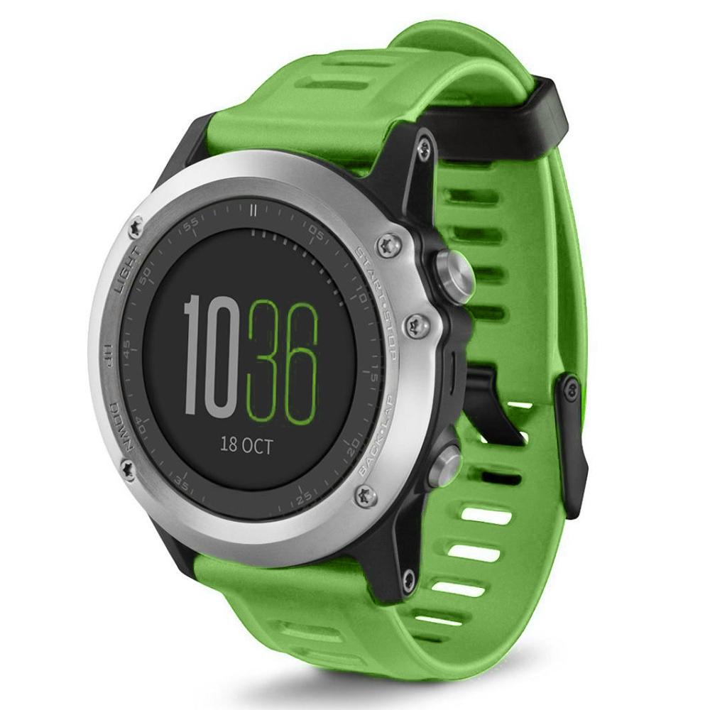 Nouvelle mode 26 mm Largeur Sports de plein air Bracelet de montre en silicone de remplacement bracelte montre pour Garmin Fenix 3 HR bracelet de montre