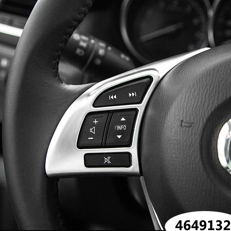 ABS Matte Für Mazda CX-5 CX5 Lenkrad Schalter Taste Panel trim Abdeckung Auto innen Zubehör 2012 2013 2014 2015 2016