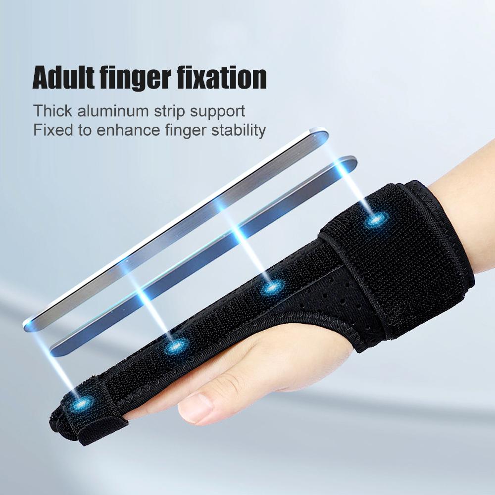 1Pcs Adjustable Finger Splint Brace Support Pinky Ring Middle Metacarpals Knuckles Right Left Hand Brace
