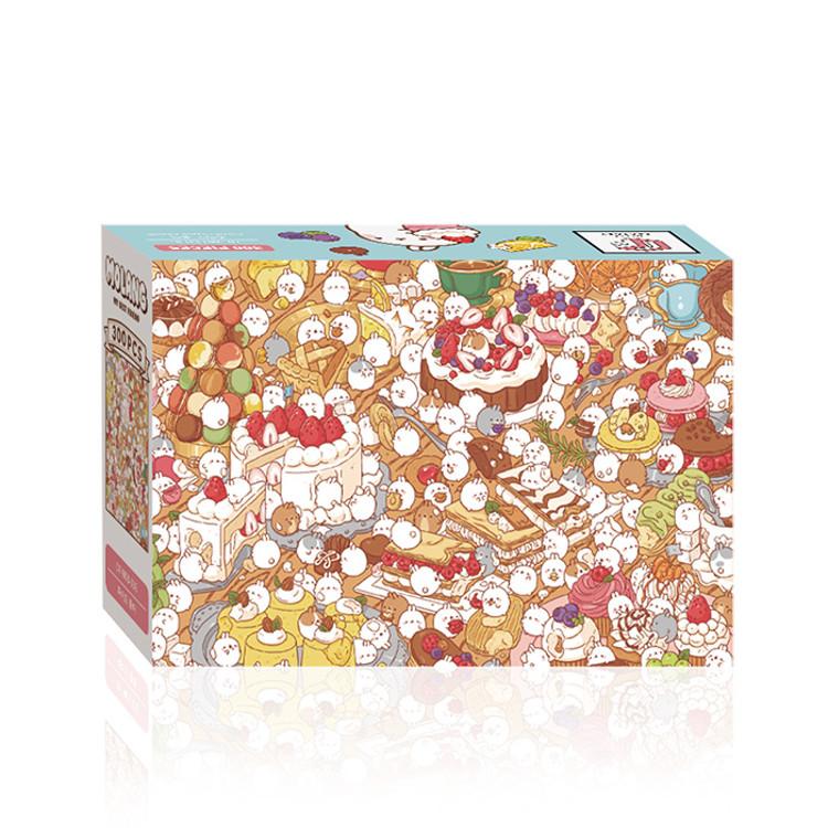 Molang Dessert Nara Jigsaw Puzzle Characters 300 Pieces, Popular Korean Puzzle