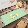 Cute Duckling Pond Gaming Mousepad Cartoon Riverside Desk Mat NonSlip Rubber Stitched Edge Pad For Pc Gaming Enthusiasts