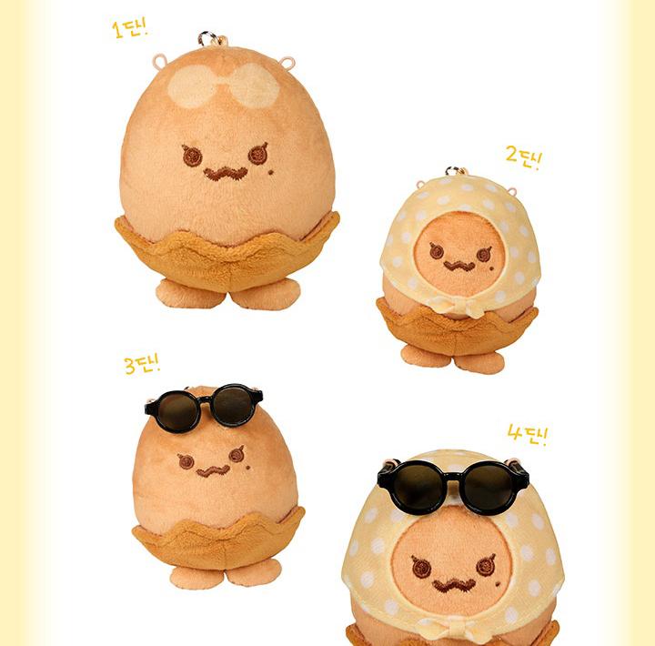 (TAENGGEU PUPPE - GEBACKENES EI ver. / MAGNET PUPPEN SCHLÜSSELANHÄNGER) TAEYEON von Girls' Generation (SNSD) [TAENG-GEU-RU-RU] 2025 TAENG-GEU MD
