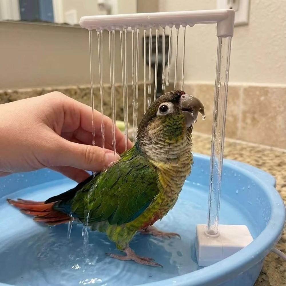 Automatic Parrot Bathing Pump Plastic Submersible Pump NEW Bird Bath Fountain