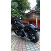Gloss Black Motorcycle Headlight Fairing Mask 5 3/4" Headlamp Windshield Cover For Harley Sportster Iron Dyna FX XL 883 1200