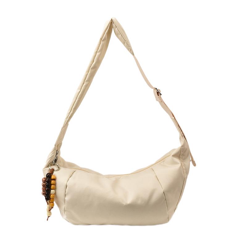 Women's Retro Minimalist Crossbody Dumpling Bag - High-End Commuter Fashion Shoulder Bag
