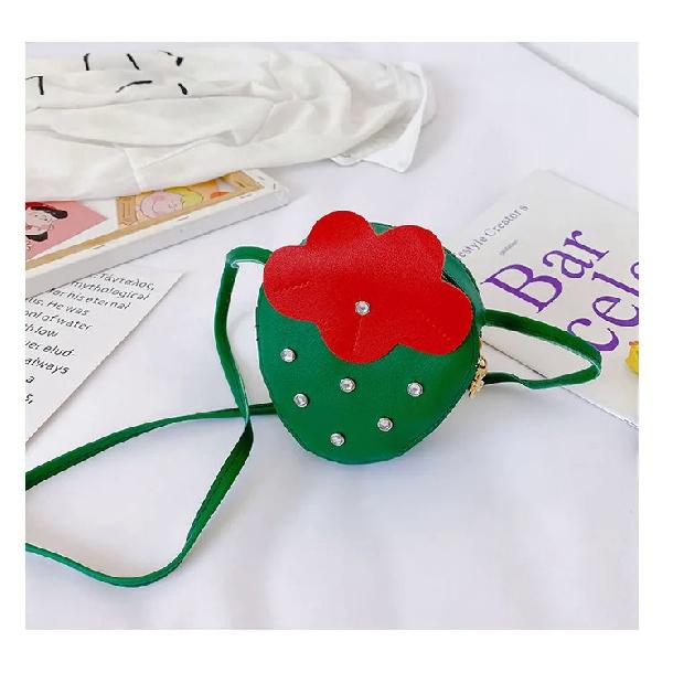 

Новая детская сумка, милая сумка через плечо с изображением принцессы для девочек и клубники, модная зарубежная сумка для маленьких девочек, рождественский подарок