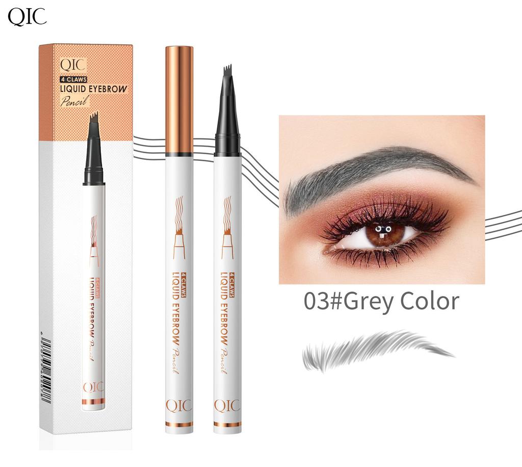 New 3D Waterproof Micro-Knife Magic Eyebrow Four-Pronged Eyebrow Pencil Wild Water Eyebrow Pencil