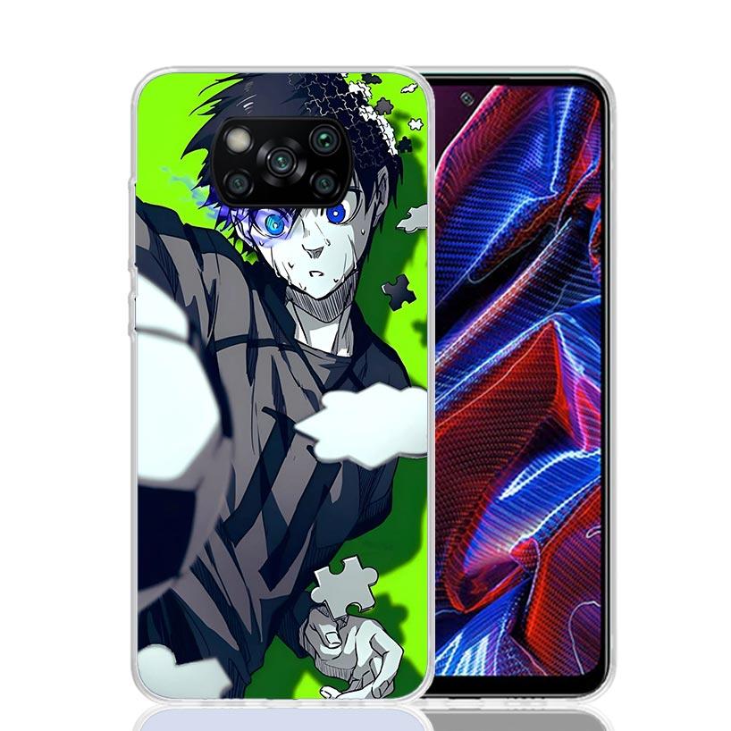 Blue Lock Isagi Yoichi Phone Case For Xiaomi Poco X7 X6 X5 Pro F7 Ultra Redmi 15C 15 13 13C 12 12C 10 10A 10C 9 9A 9C 9T Cover P
