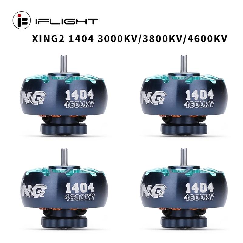 IFlight XING2 1404 3000KV/3800KV/4600KV 2-4S Toothpick Ultralight Build unibell motor compatible 3-4inch propeller for FPV Drone