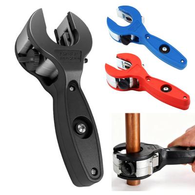 Ratchet Cutter Set with Replaceable Steel Blades Compact Ratcheting Pipe Cutter Stainless Steel Aluminum Pipes Easy Precise Cutting Tool