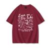 Love On The Lake Unisexs Tshirt Harajuku Graphic Casual Top 100 Cotton Tshirt Girls Retro Vintage Casual Round Neck Tops