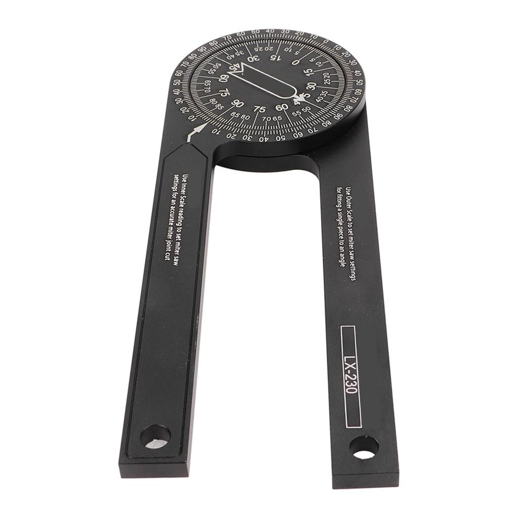 Úhelník pokosové pily 360 stupňů Hledač pokosových úhlů Dřevoobráběcí poziční úhelník