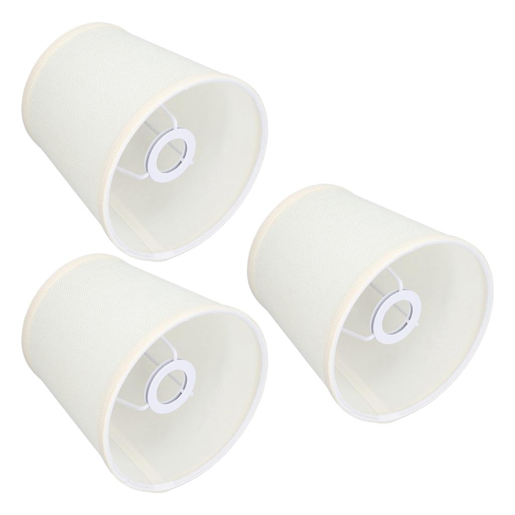 3Pcs Table Lampshade Hand Crafted High Transmittance Soft Cloth Highly Durable Safe Design Small