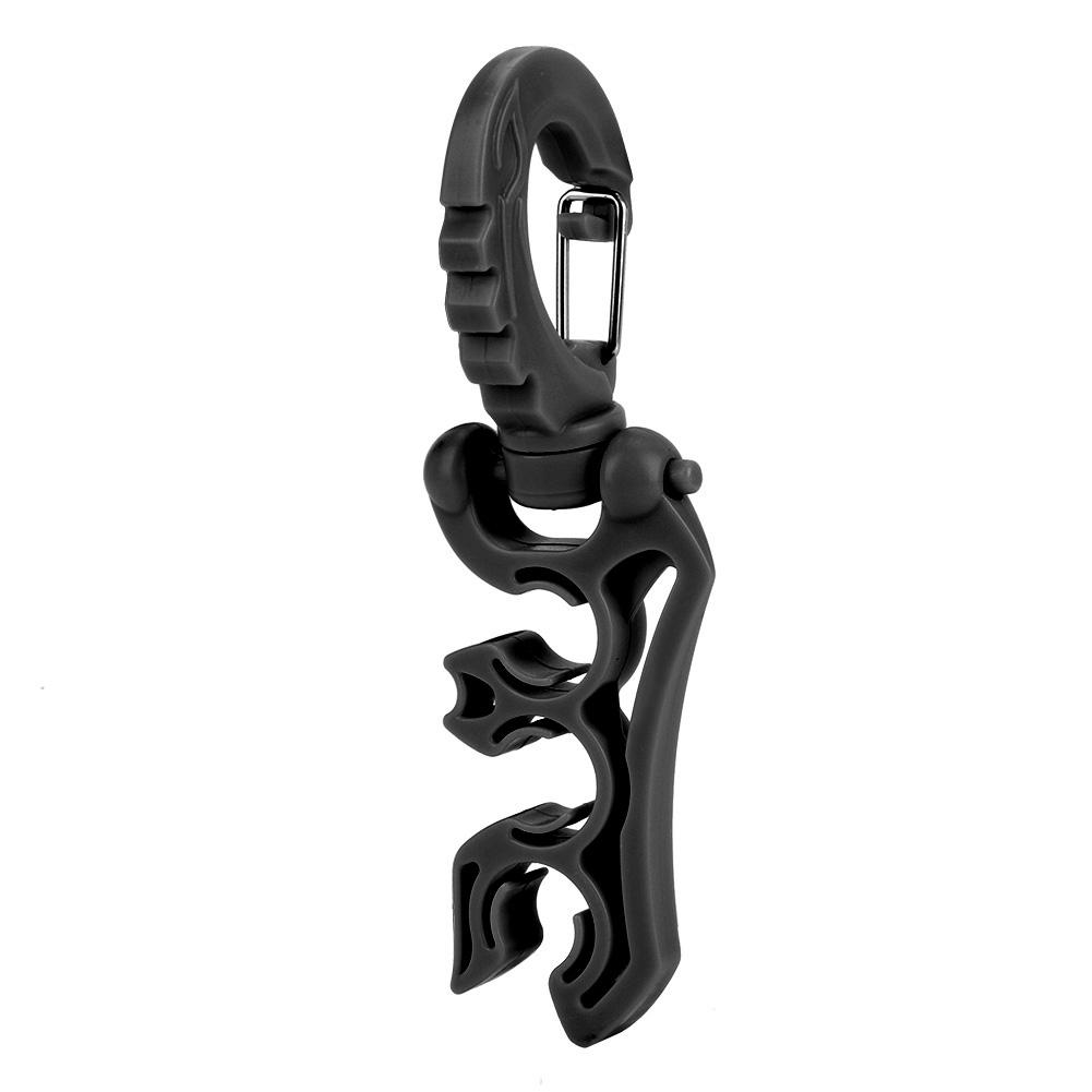 Keep Diving Underwater Diving Hose Holder Clip Buckle Hook Black