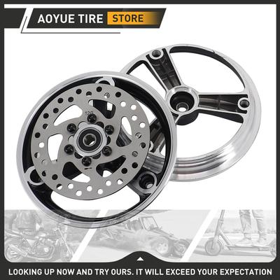 Alumnium Alloy Wheel Rims Hub 10x2.5 10x2.125 With 120mm/140mm Brake Disc For 10Inch Electric Scooter Wheels Tyres Tires Parts