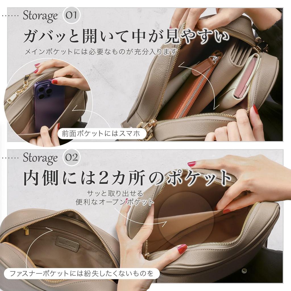 BLUE SINCERE Shoulder Genuine Cowhide Leather SHB10 Women's Bag, Leather, Compact, Lightweight, Mini, One-Shoulder Bag, Vegetable-Tanned / (Royal