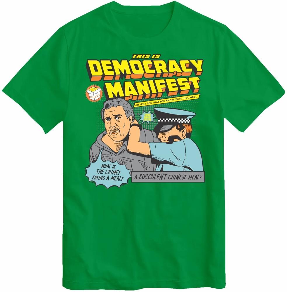 This is Democracy Unisexifest UK Graphic TShirt Succulent Chinese Meal T Shirt Top S