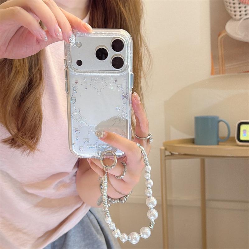 Gold-Plated Heart Wings Phone Case for iPhone 17/16 Pro Max/15/14