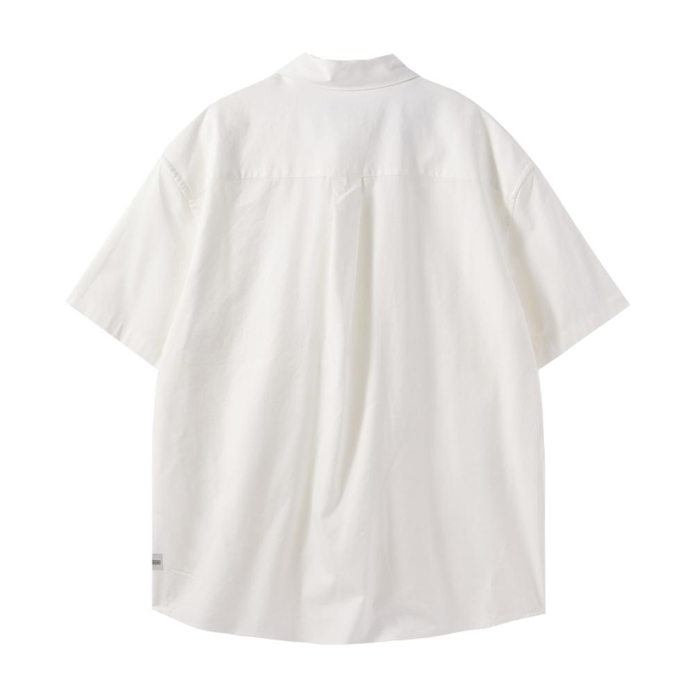 BROMPTON LONDON Cotton Half Sleeve Shirts - White (P242Ush410)