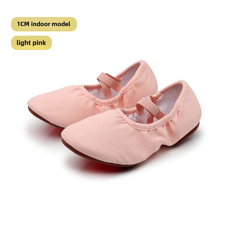 Women's Heeled Dance Shoes - Adult Ballet - Soft Leather Sole - Indoor/Outdoor - Lace-Free - Teacher Approved