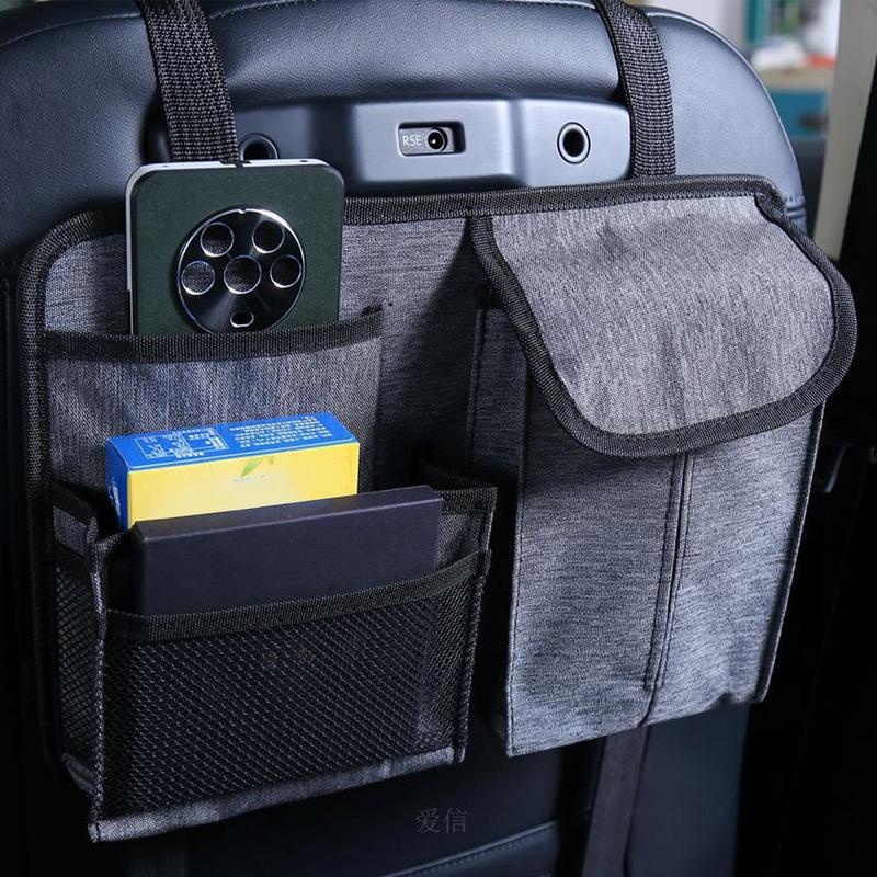 Backseat Car Organizer Vehicle Organizers Space Saving Design Multi-Functional Seat Back Protectors For Kids Travel