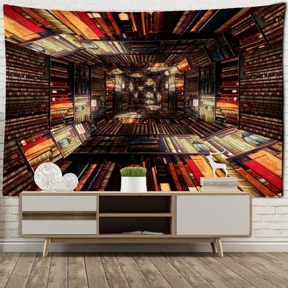 Nordic Abstract Woman Face Tapestry Wall Hanging Bohemian Hippie Psychedelic Carpet Background Wall Painter Decor