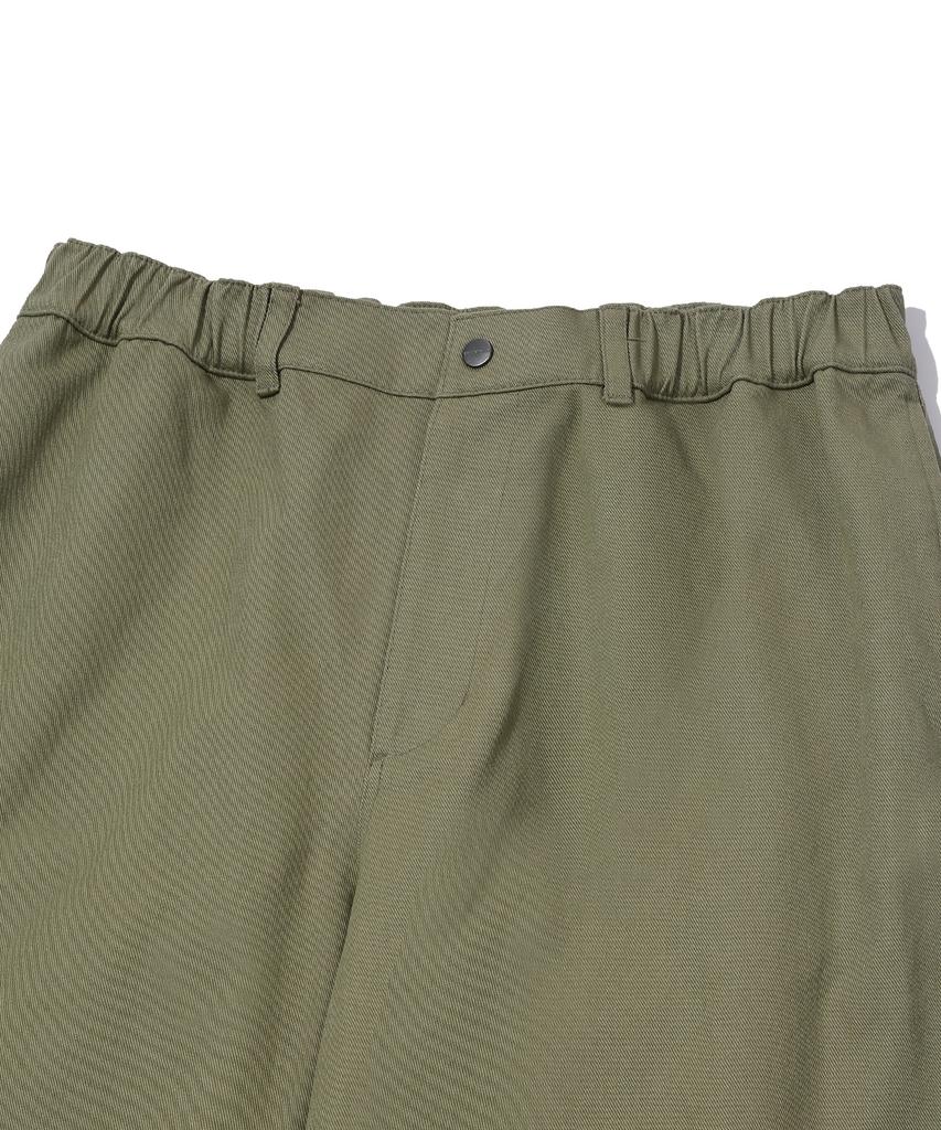 BEENTRILL Easy Cotton Wide Pants (Khaki)
