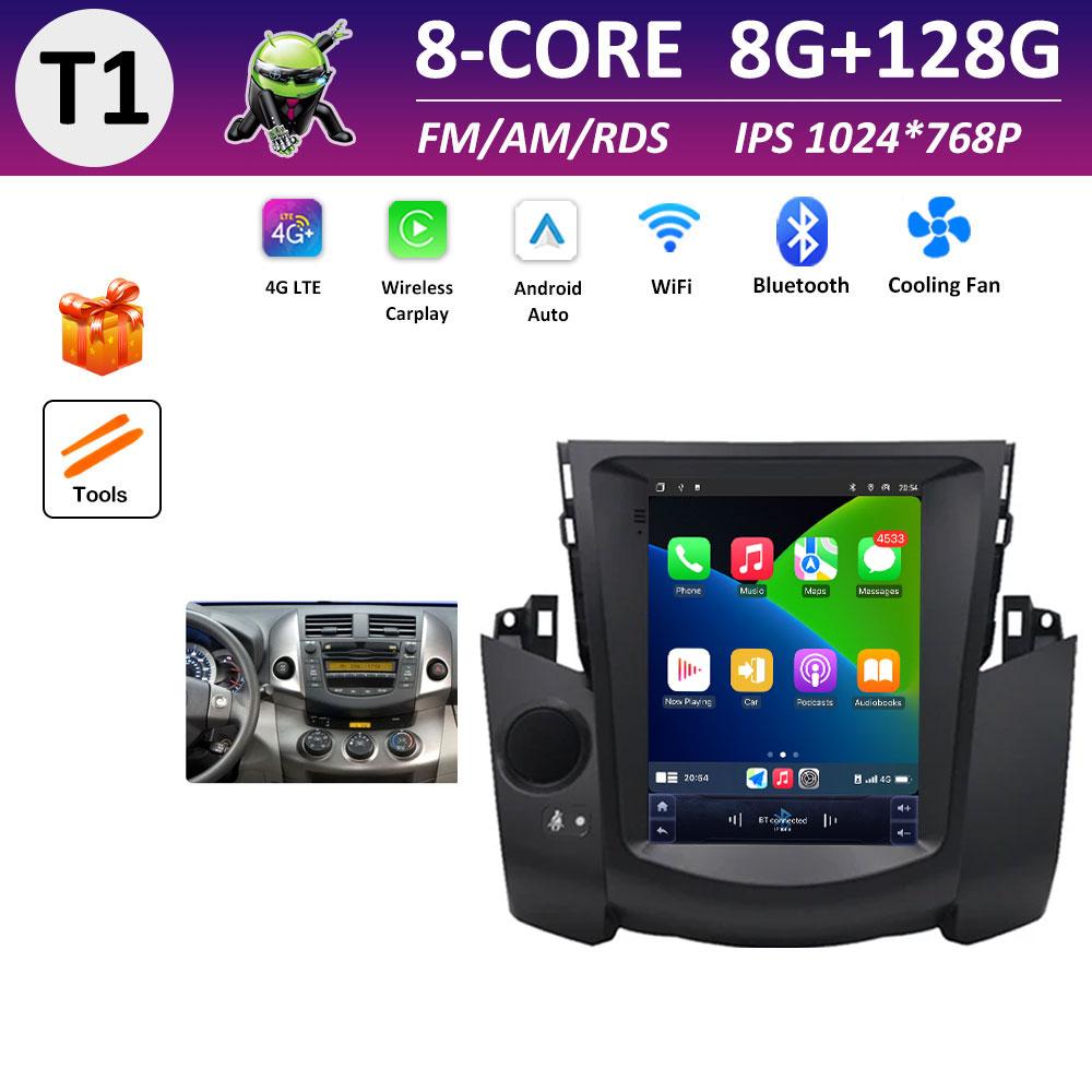 For Toyota RAV4 2009 2010 2011 2012 Car Video Radio Multimedia Player DSP Stereo Android OS IPS Touch Screen GPS Navi Head Unit