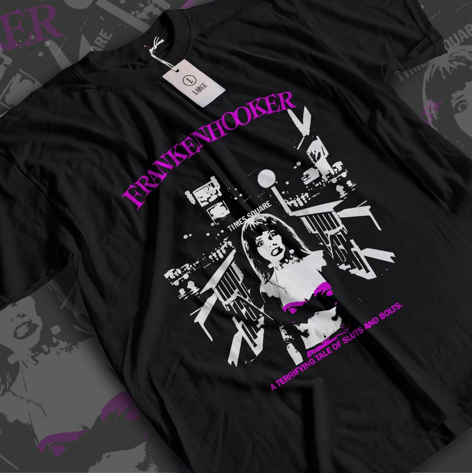 Frankenhooker T-Shirt - 1990 Cult Horror Comedy Tee - Frank Henenlotter Movie Shirt - Unisex S to 5XL 3XL