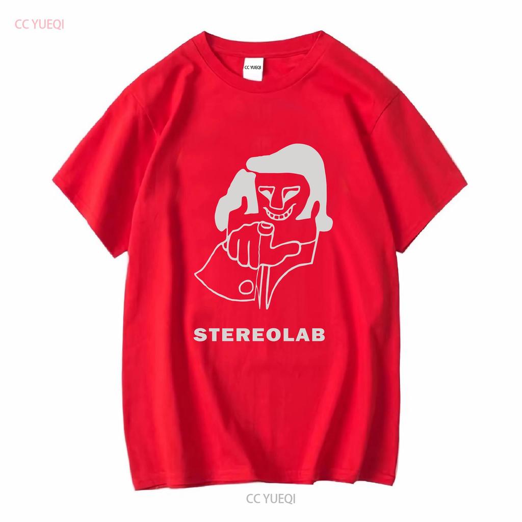 New Stereolab T shirt short sleeve full size SP8454 long or sleeves vintage Washed Top For Everyday Wear graphic Stylish