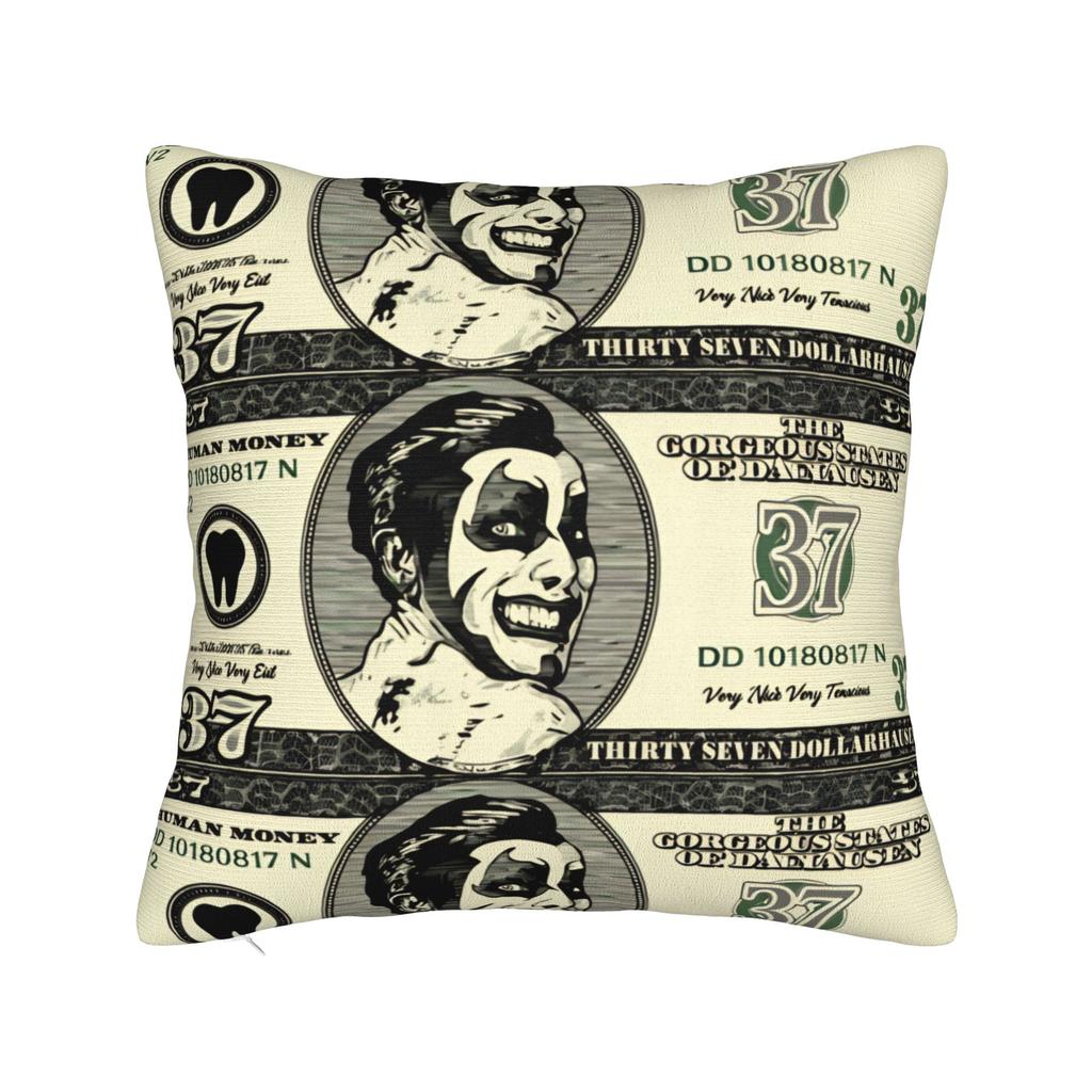 The Many Faces Of Danhausen Square Pillow Cases Cushion Covers Awesome Zipper Decorative Pillowcase for Home 40*40cm